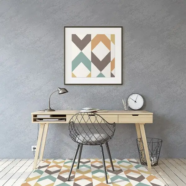 Podloga za pisarniški stol Retro shapes