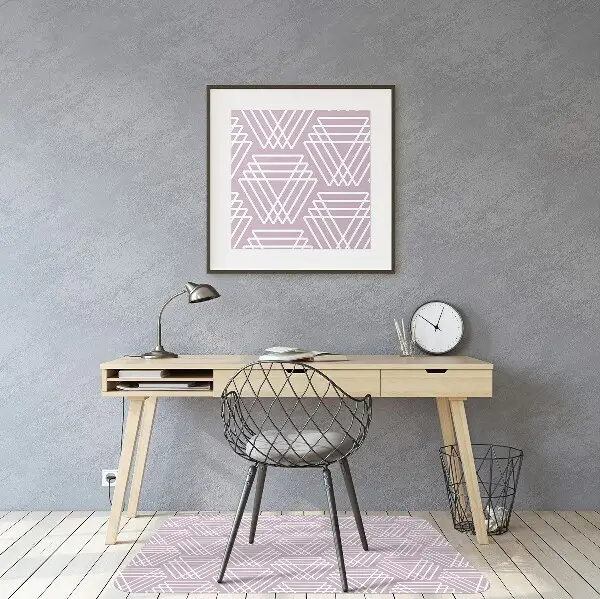 Podloga za stol Pink triangles