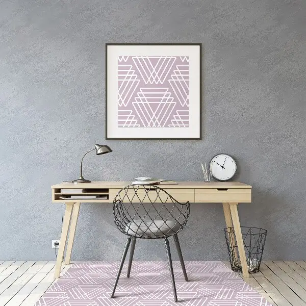 Podloga za stol Pink triangles