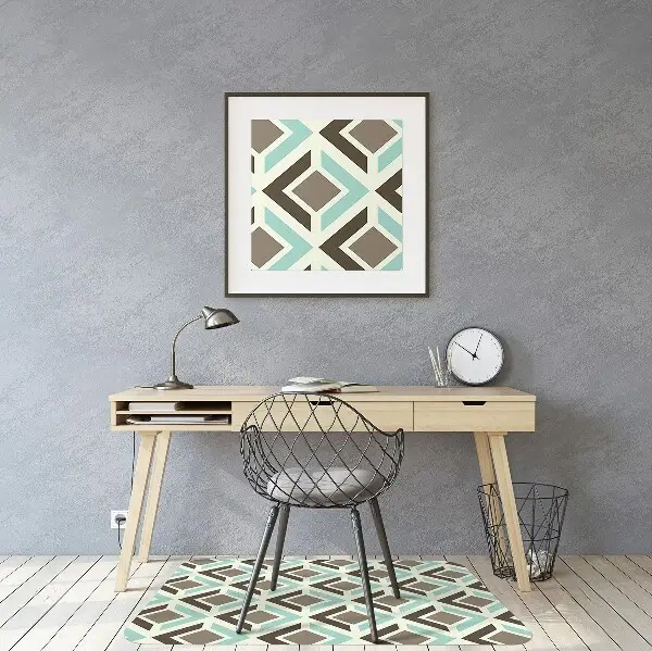 Zaščitna podloga za stol Retro pattern