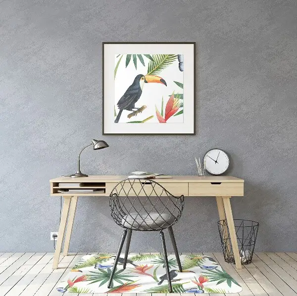 Podloga za zaščito tal Toucans on a branch