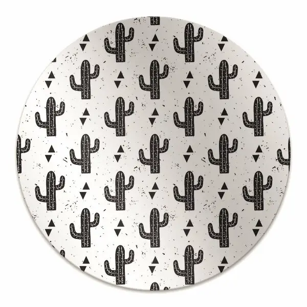 Podloga za pisarniški stol Black cacti