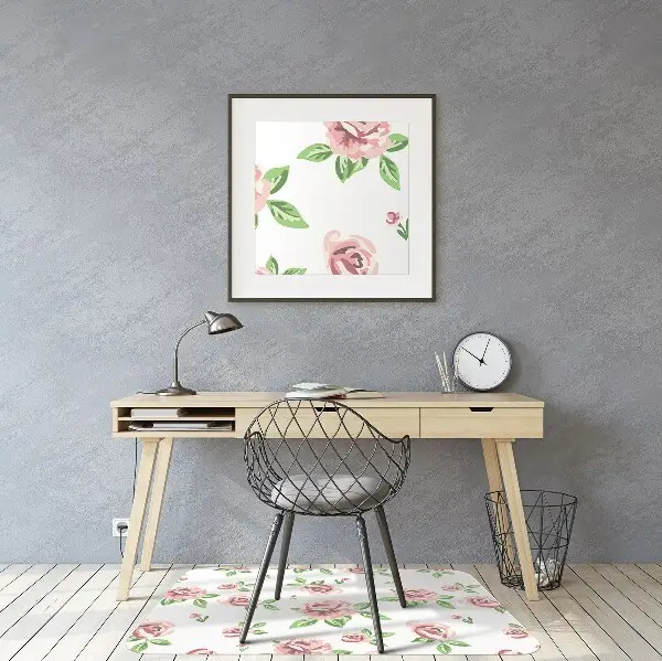 Podloga za zaščito tal Pastel flowers