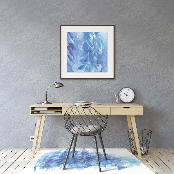 Podloga za stol Winter forest watercolor