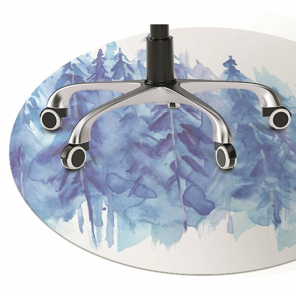 Podloga za stol Winter forest watercolor