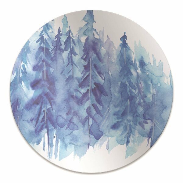 Podloga za stol Winter forest watercolor