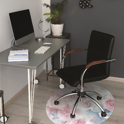 Podloga za pisarniški stol Pastel flowers