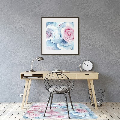 Podloga za pisarniški stol Pastel flowers