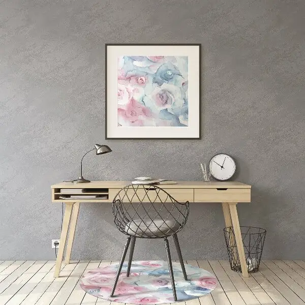 Podloga za pisarniški stol Pastel flowers