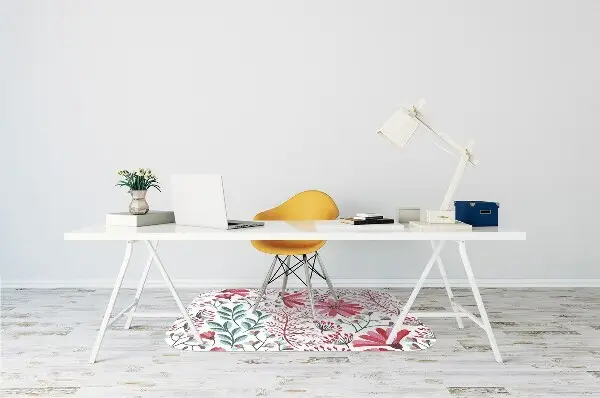 Podloga za pisarniški stol Floral pattern