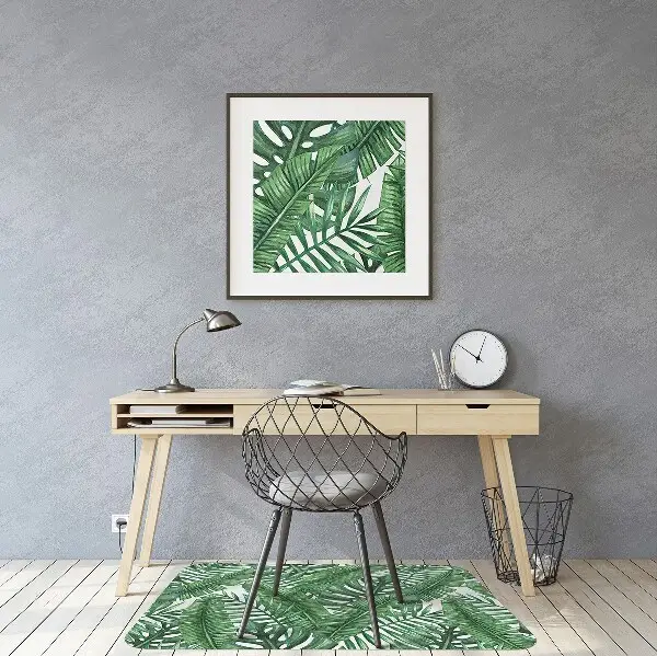 Podloga za pisarniški stol Tropical leaves