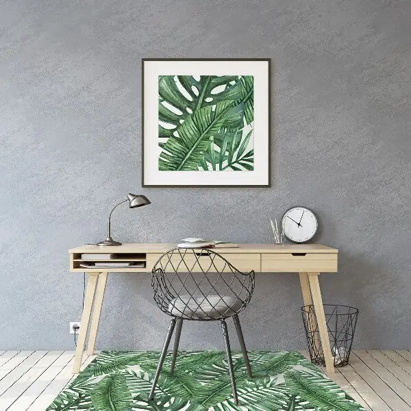 Podloga za pisarniški stol Tropical leaves