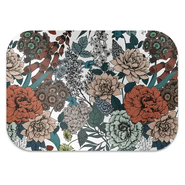 Podloga za zaščito tal Retro flowers