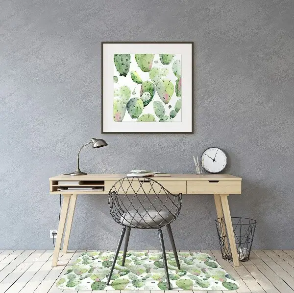 Podloga za pisarniški stol Tropical cacti