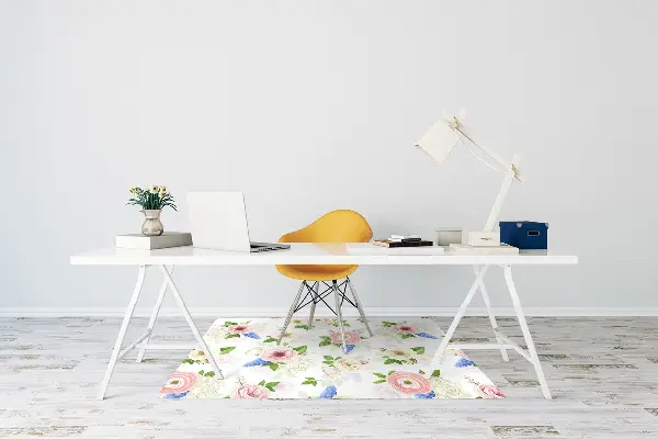 Podloga za stol Drawed flowers