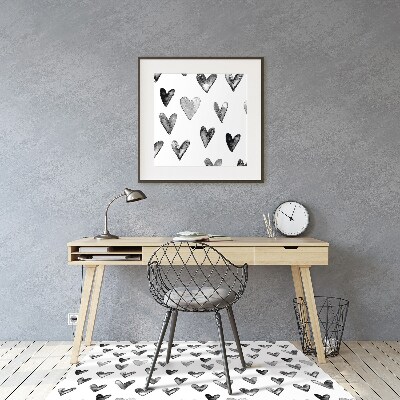 Podloga za stol Painted hearts