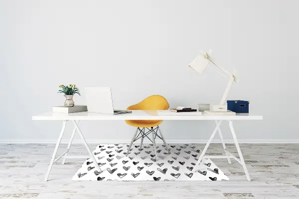 Podloga za stol Painted hearts