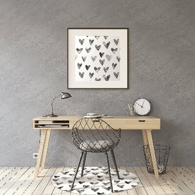 Podloga za stol Painted hearts