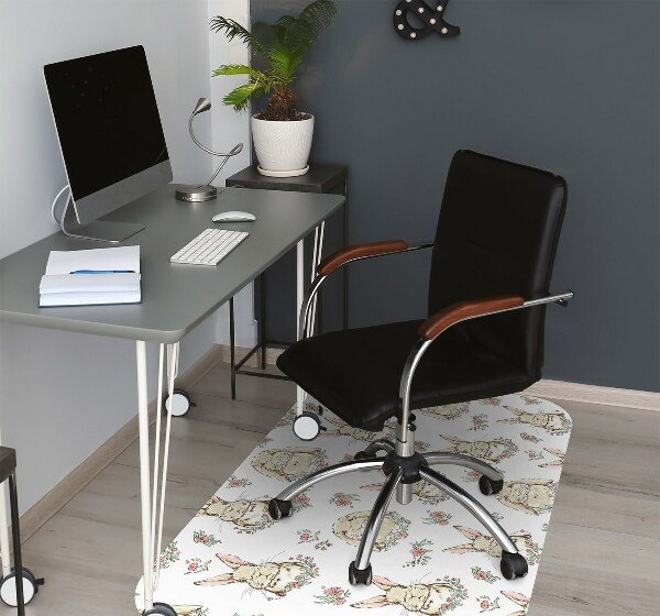 Podloga za stol Light brown rabbits