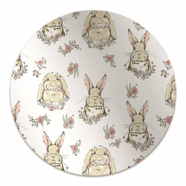 Podloga za stol Light brown rabbits