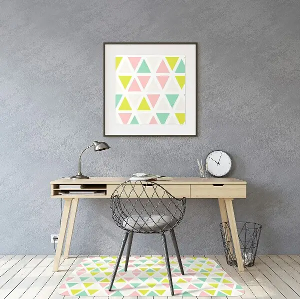 Podloga za zaščito tal Colorful triangles