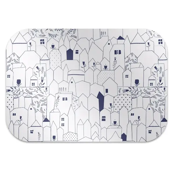 Podloga za stol Sketched city