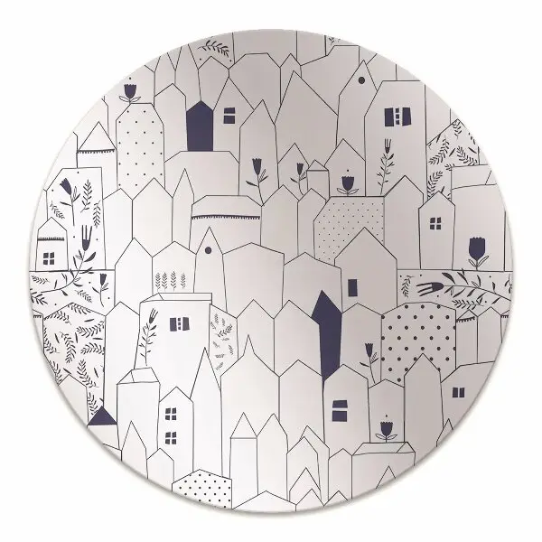 Podloga za stol Sketched city