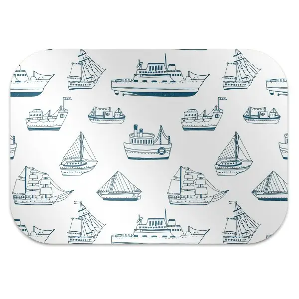 Podloga za pisarniški stol Blue ships