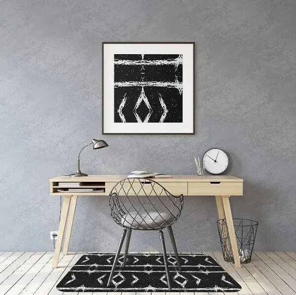 Podloga za stol Black abstraction