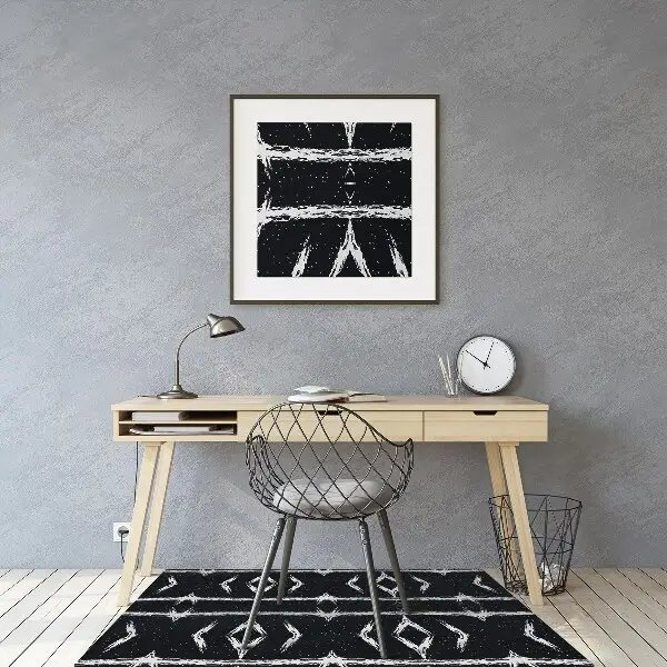 Podloga za stol Black abstraction