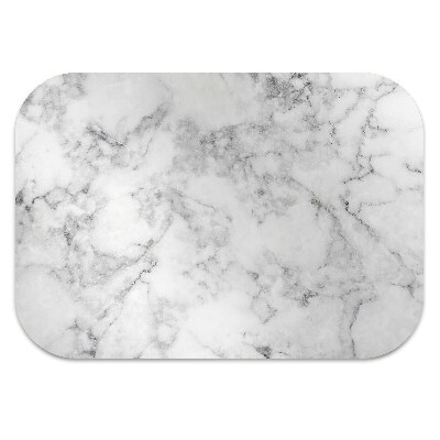 Podloga za pisarniški stol White marble