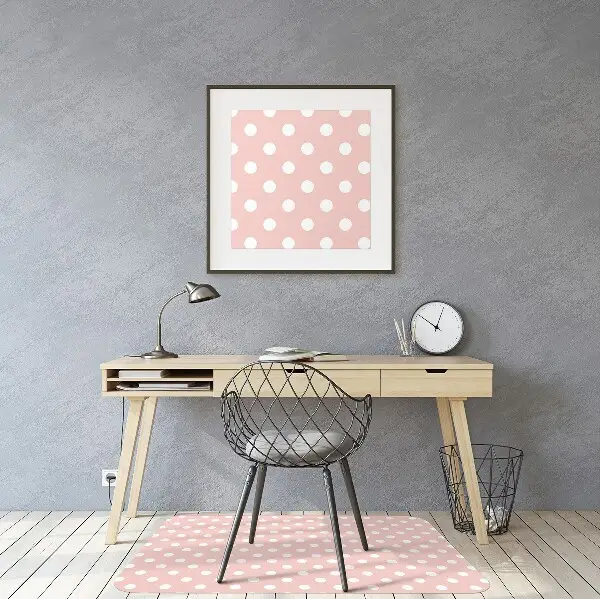 Podloga za stol White dots