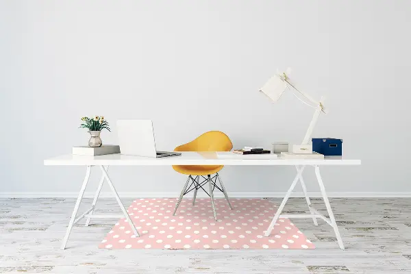 Podloga za stol White dots