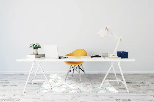 Zaščitna podloga za stol Pastel marble