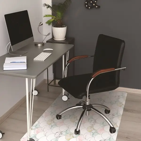 Zaščitna podloga za stol Pastel marble