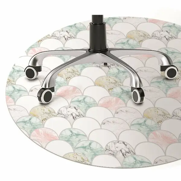 Zaščitna podloga za stol Pastel marble