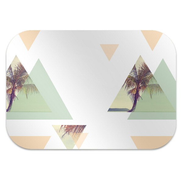 Podloga za pisarniški stol Palms in triangles