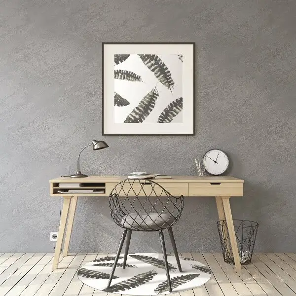 Podloga za pisarniški stol Boho style feathers