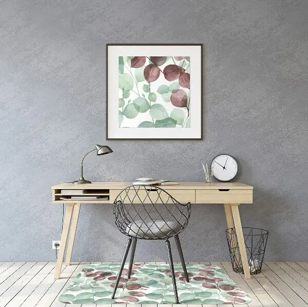 Podloga za pisarniški stol Floral pattern
