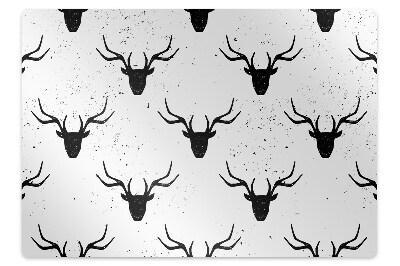 Zaščitna podloga za stol Black deer pattern