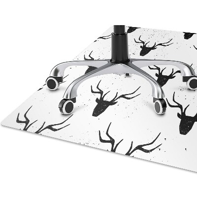 Zaščitna podloga za stol Black deer pattern