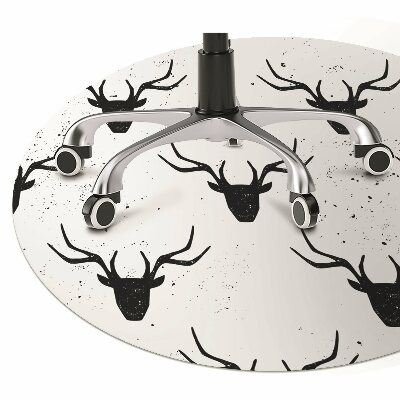 Zaščitna podloga za stol Black deer pattern