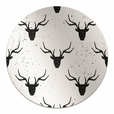 Zaščitna podloga za stol Black deer pattern