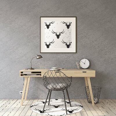 Zaščitna podloga za stol Black deer pattern