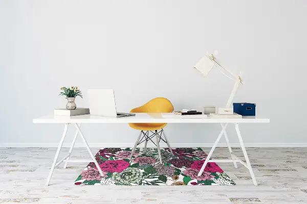 Zaščitna podloga za stol Vintage flowers