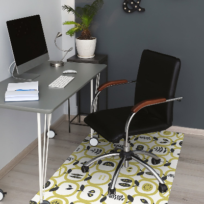 Podloga za pisarniški stol Apples pattern