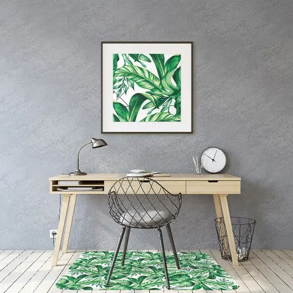 Podloga za pisarniški stol Geometric leaves