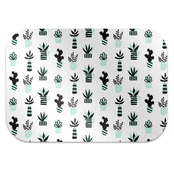 Zaščitna podloga za stol Succulents