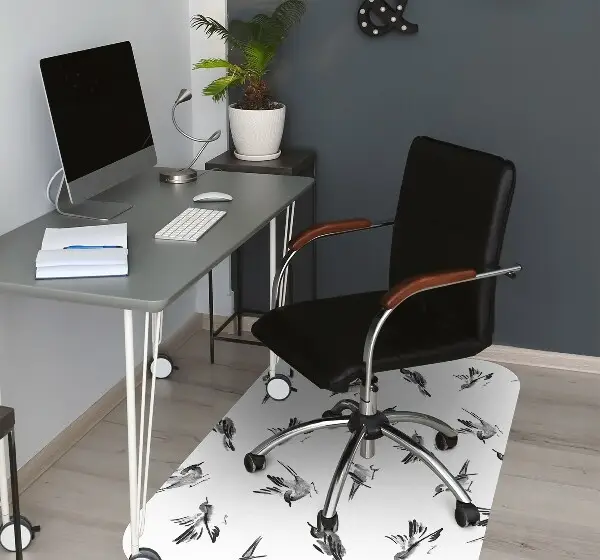 Zaščitna podloga za stol Painted sparrows