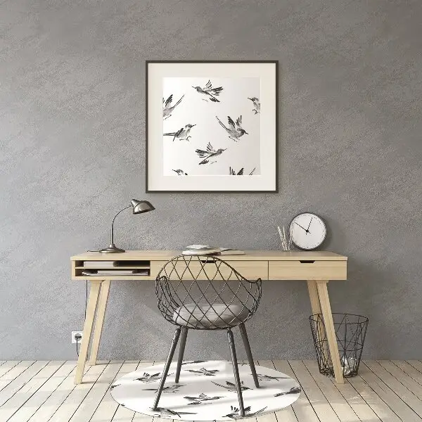 Zaščitna podloga za stol Painted sparrows